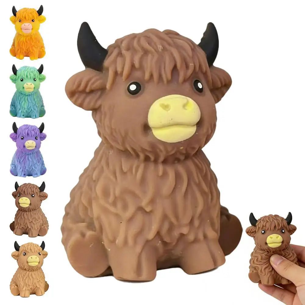Novelty Gifts - Scatola a Sorpresa con Mucca Scozzese
