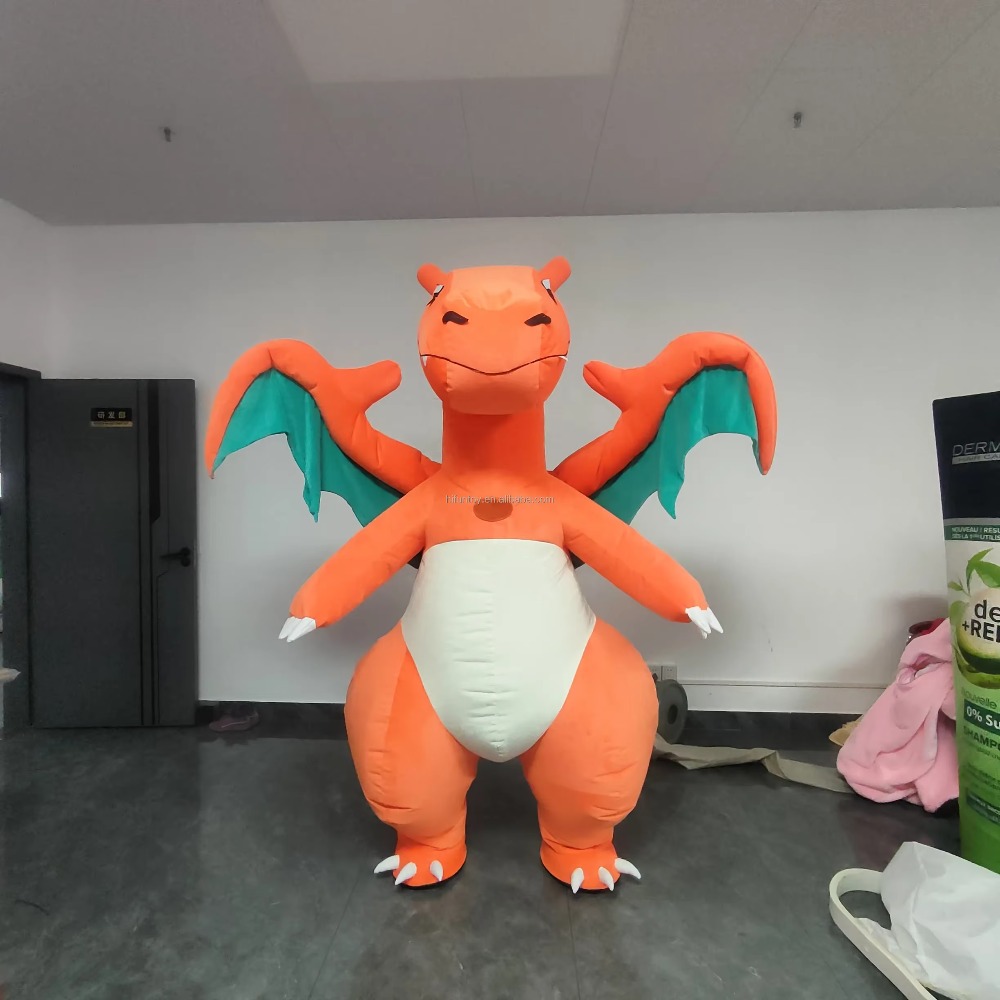 Inflatable Dinosaur Costume Adult - Costume Gonfiabile da Dinosauro per Halloween