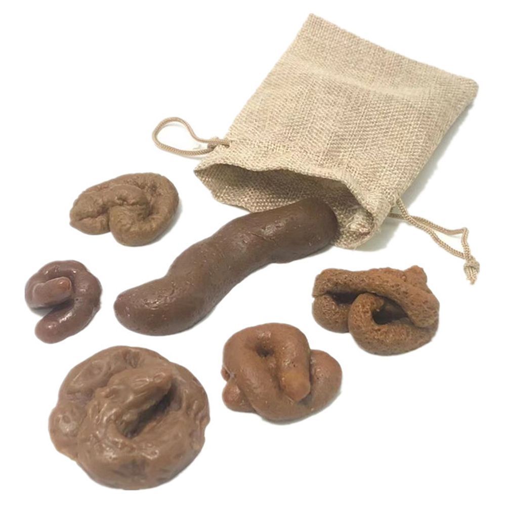 Fake Poop Gag Gift - 6 pezzi gadget scherzo spazzare le