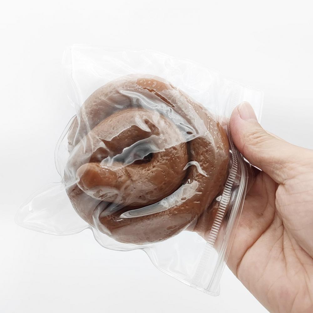 Fake Poop Gag Gift - Giocattolo morbido a forma di cacca,