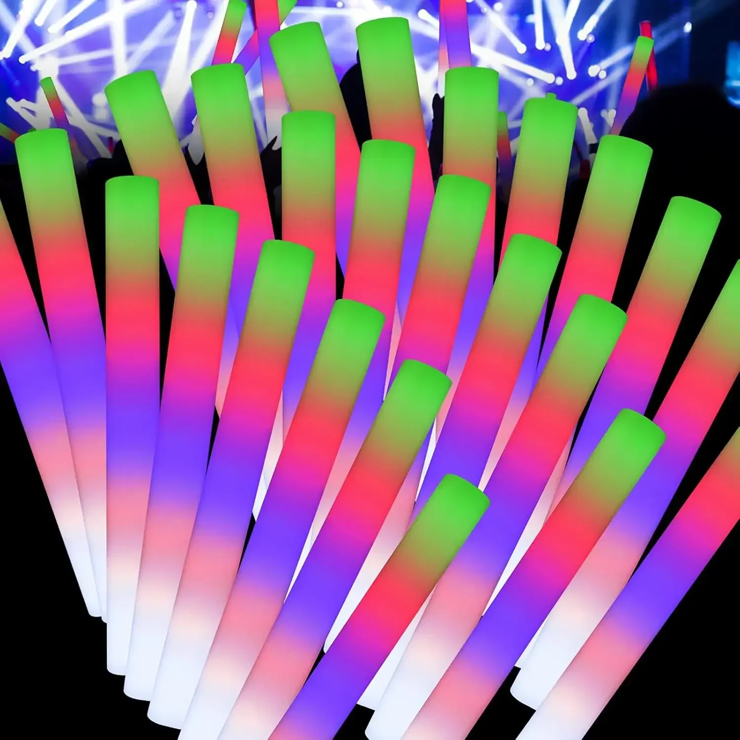 3Z-50PCS Bastoncini Luminosi a - Flashing Led Foam Sticks Party recensione e prezzo