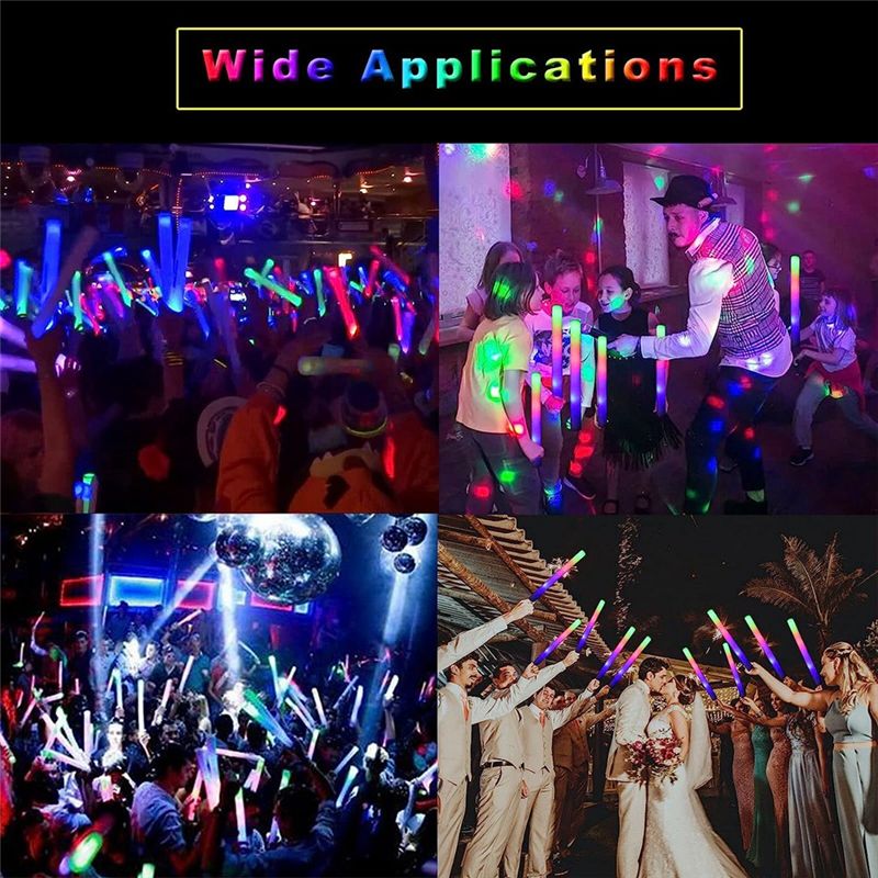 Bastoncini luminosi A75K sfusi - Flashing Led Foam Sticks Party recensione e prezzo